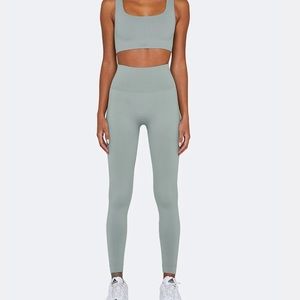 Set Active sculptflex leggings and bra set rain color size small